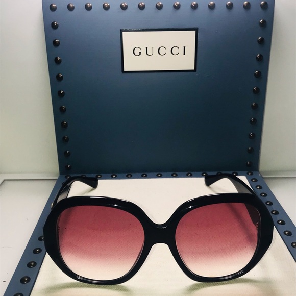 Black / Violet / Gold Gg0796s - 002 Sunglasses - Picture 3 of 10